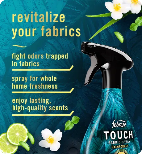 Febreze Touch Fabric Spray Rainforest 3 Febreze Touch Fabric Spray Rainforest
